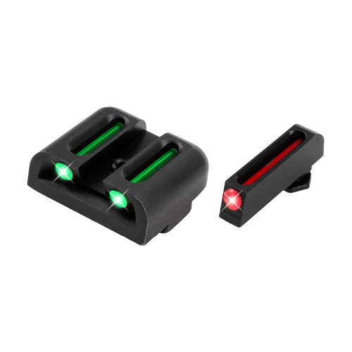 TRUGLO fiber-optic high sight set for Glock 20 21 29 30 31 32 37 40 41 red front green rear