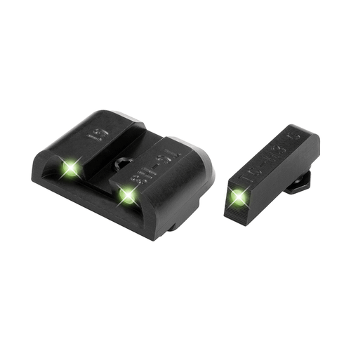 TRUGLO Brite-Site tritium night sight set for Glock 17 19 22 23 low profile green
