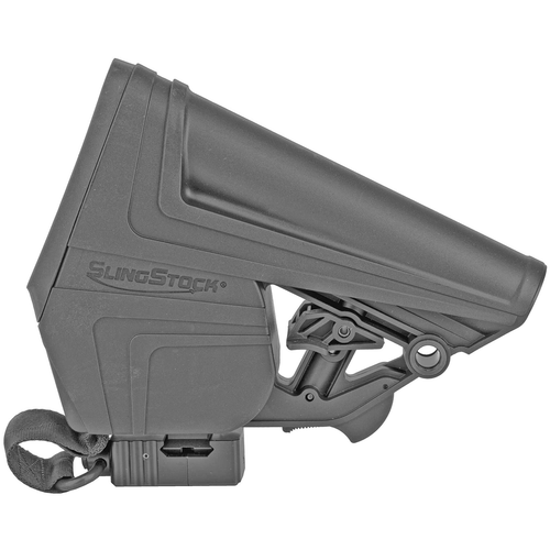 AR-15 mil-spec stock with integrated sling and QD Picatinny attachment – WMD SlingStock Elite