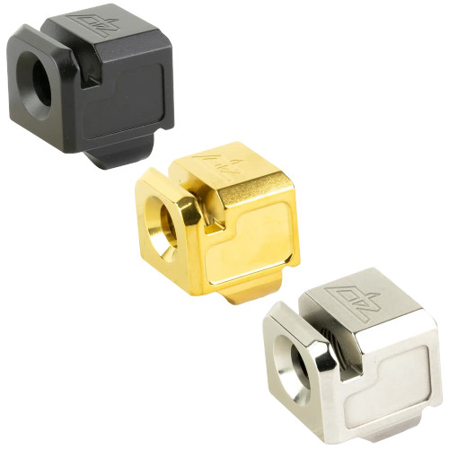 Zaffiri Precision blowhole comp black nitride with set screws and thread locker options