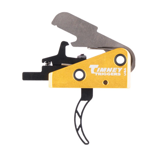 Timney AR-15 skeletonized competition trigger 3 lb black gold small pin