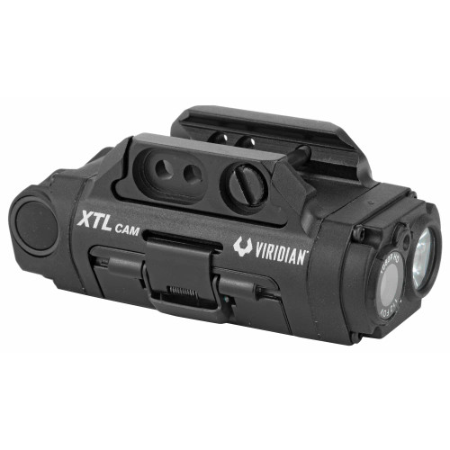 Viridian XTL Gen 3 tactical light with 1080p HD camera and microphone in black