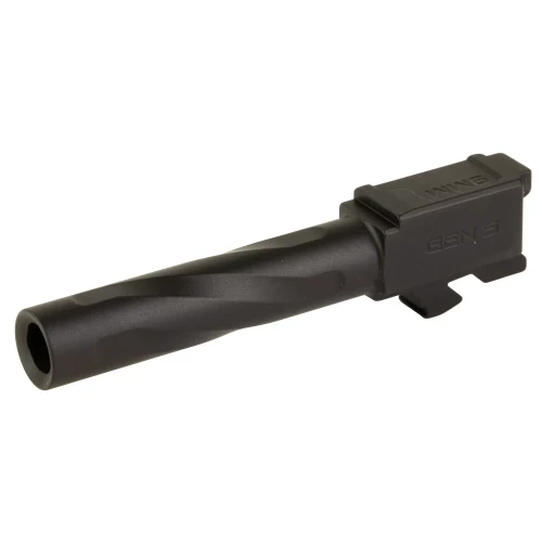 Zaffiri Precision Glock 19 Gen 5 flush and crown barrel in black nitride
