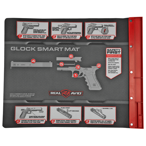 Glock Smart Mat cleaning mat for pistol maintenance and bench organization