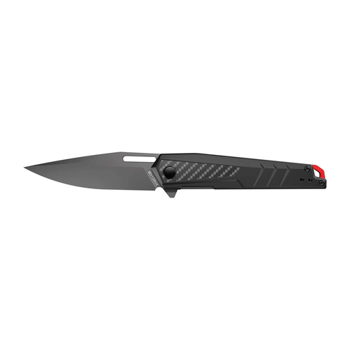 Born Ready RAV-5 black assisted folding knife with matte finish and aluminum handle