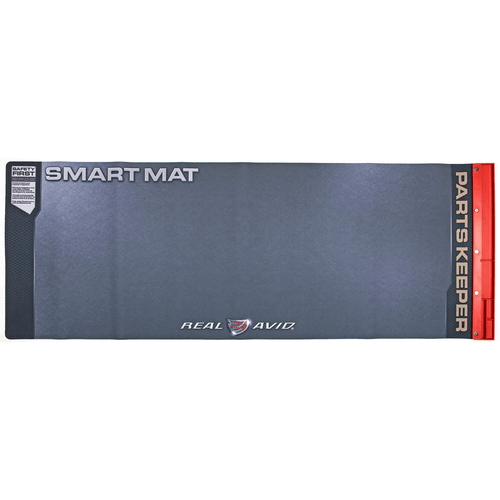 Long gun smart cleaning mat 43x16 with integrated parts keeper tray and magnetic compartment