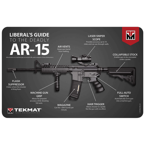 TekMat Liberal's Guide to the AR-15 cleaning mat 11x17