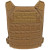 Minimalist tactical plate carrier coyote brown