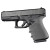 Hogue HandALL black beavertail grip sleeve for Glock 19 23 32 38 Gen 1 2 and 5