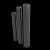 Black Cross Armory dimpled 3-pin set for Glock 17, 19, 26, and 34 Gen 5 frames