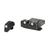 Adjustable tritium night sights for Glock standard frames