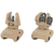 Orange front and 4-dot rear tritium backup sights