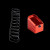 Cross Armory Glock 17 +5 magazine extension base pad (Silver) — aluminum +5 base pad close-up showing finish and edges