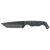 Stroup Knives Bravo 5 Tanto fixed blade knife acid etched black G10 with Kydex sheath