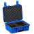 Condition 1 16 inch 2 pistol case #179 in blue with pre-cut foam