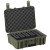 18 inch waterproof pistol storage case with pre-cut handgun and magazine foam