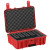 Condition 1 18 inch 5 pistol case #801 with pre-cut foam in red