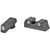 Trijicon Bright and Tough green 3-dot tritium night sights for Glock 42 43 43X and 48