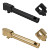 Zaffiri Precision ZP.19BTCBN threadless compensator barrel kit black nitride ball bearing set screw black and gold