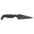 Bravo 5 3.5 inch 1095 carbon steel fixed blade knife black G10 handle
