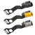 Glock 43X 48 extended slide release gray by Tyrant CNC gold, black, gray