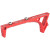 Red LINK curved foregrip aluminum rail grip