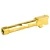 Zaffiri Precision Glock 19 Gen 3-5 threaded barrel in gold titanium nitride