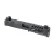 Black RMR cut Glock 19 Gen 5 complete slide with flush crown barrel