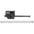 Black 9mm Mass Driver compensator system for Glock 19 Gen 3
