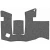 TALON Granulate grip for Glock 43X and 48 in black