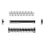Black nitride Radian R0929 quick-tune guide rod for slimline Glock pistols