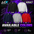 Adult custom crewneck sweatshirts displayed in black, white, navy, sport grey, and red.
