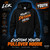 Custom youth Gildan Softstyle SF500B pullover hoodie shown with a sample printed design from LCK Creations.