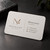 Standard Front and Back: Double-sided custom business cards displaying a personalized business logo on the front and contact information on the back.