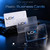 Custom plastic business cards in white, frosted and clear finishes by LCK Creations