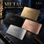 Custom metal business cards in stainless steel, black, gold, rose gold and bronze finishes by LCK Creations