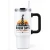 Personalized 30 oz handled tumbler featuring a custom business logo, ideal for company branding, promotional gifts, and events.