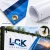 Custom vinyl banners displayed in 2×4, 3×6, 4×8, and 4×10-foot sizes with different business and event designs.