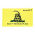 TekMat 25x42 door mat Dont Tread on Me yellow