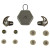 AXIL X30i charcoal black noise reduction earplugs