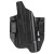 Black Bravo Concealment right hand OWB holster for Glock 17 with TLR-1 weapon light