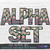 Aztec Pattern Alpha Set 1 Alpha Set Letters