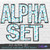 Beachy Vibes Alpha Set 6 Letters