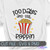 100 Days Still Poppin Popcorn SVG On Shirt