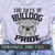 100 Days of Bulldog Grey Pride Print File On Shirt