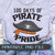100 Days Pirate Pride  Print File On Shirt
