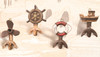 Wooden Nautical Hook Set  GH-207 Wooden Nautical Hook Set  GH-207
