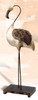 A Metal Flamingo On a Stand  MT-07