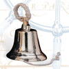 Solid Brass Heavy Ship's Bell, 10"