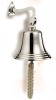 Solid Brass Chrome Plated Fog Bell, 5" Solid Brass Chrome Plated Fog Bell, 5"